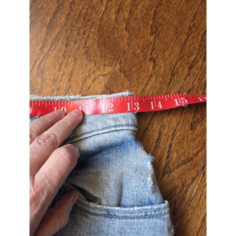 Abercrombie & Fitch Curve Love ’90s Straight Jeans 25 Ultra High Rise Light Wash - Picture 6 of 10